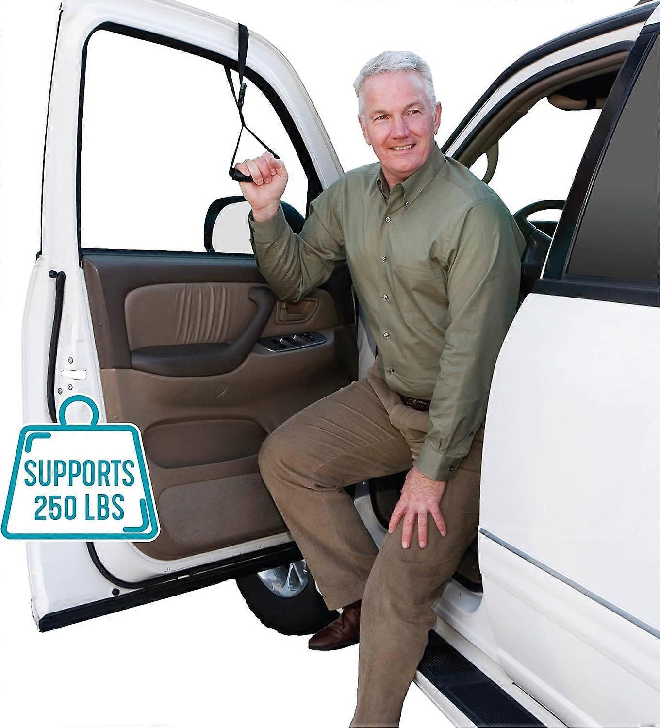 SBSG自動車スタンディングエイドと調整可能な安全車両サポートハンドルポータブルナイロンカーアシストデバイス