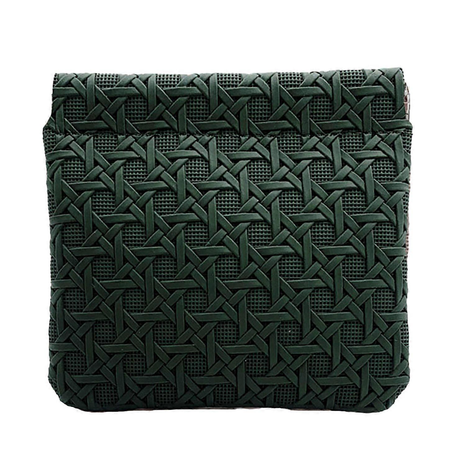 Solid Color Coins Purse Zipper Closure Money Storage Pouch Portable Faux Leather Wallet Credit Card