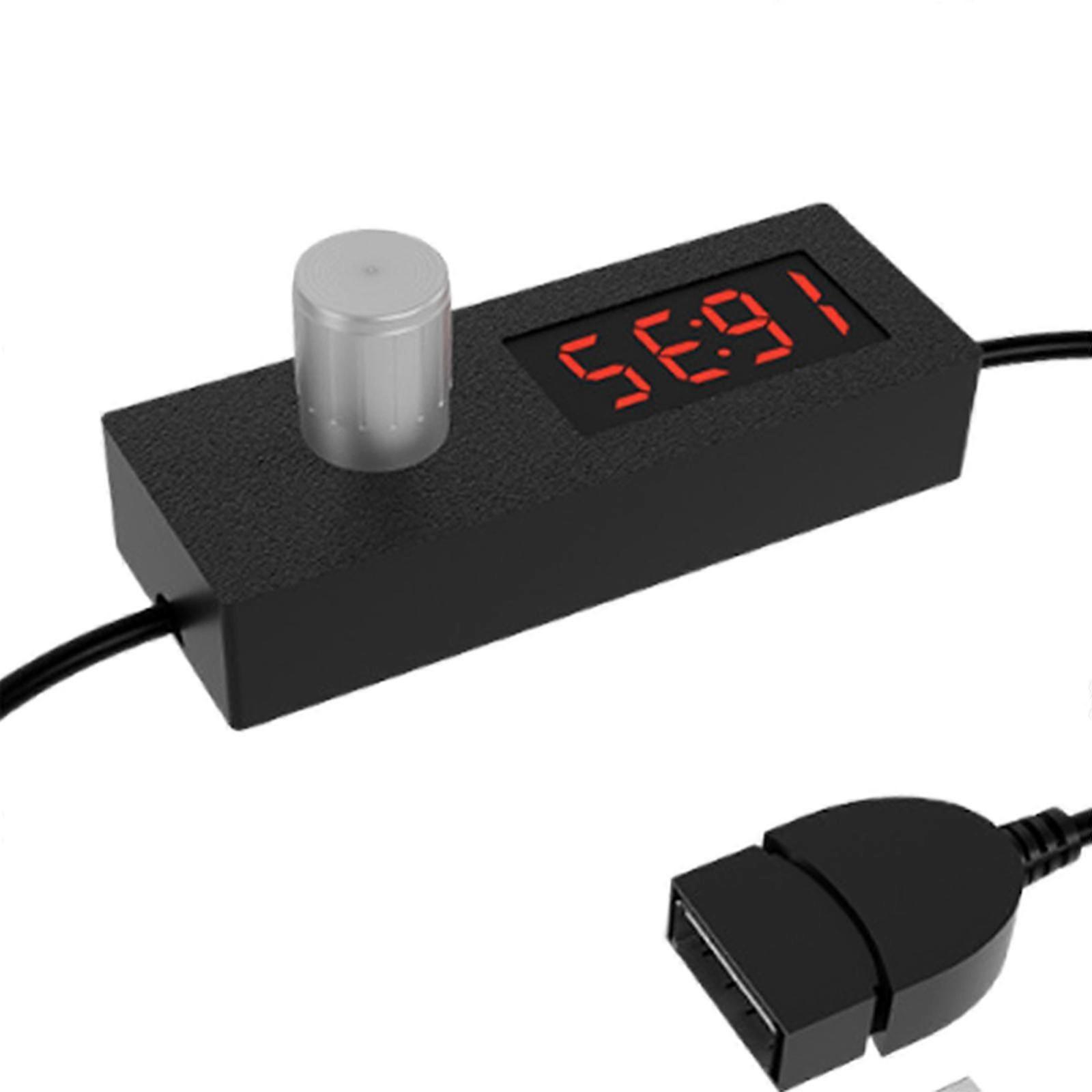 Auto Off Timer with USB Cord 24H Timing for Fish Tank USB Fan USB Desk ...