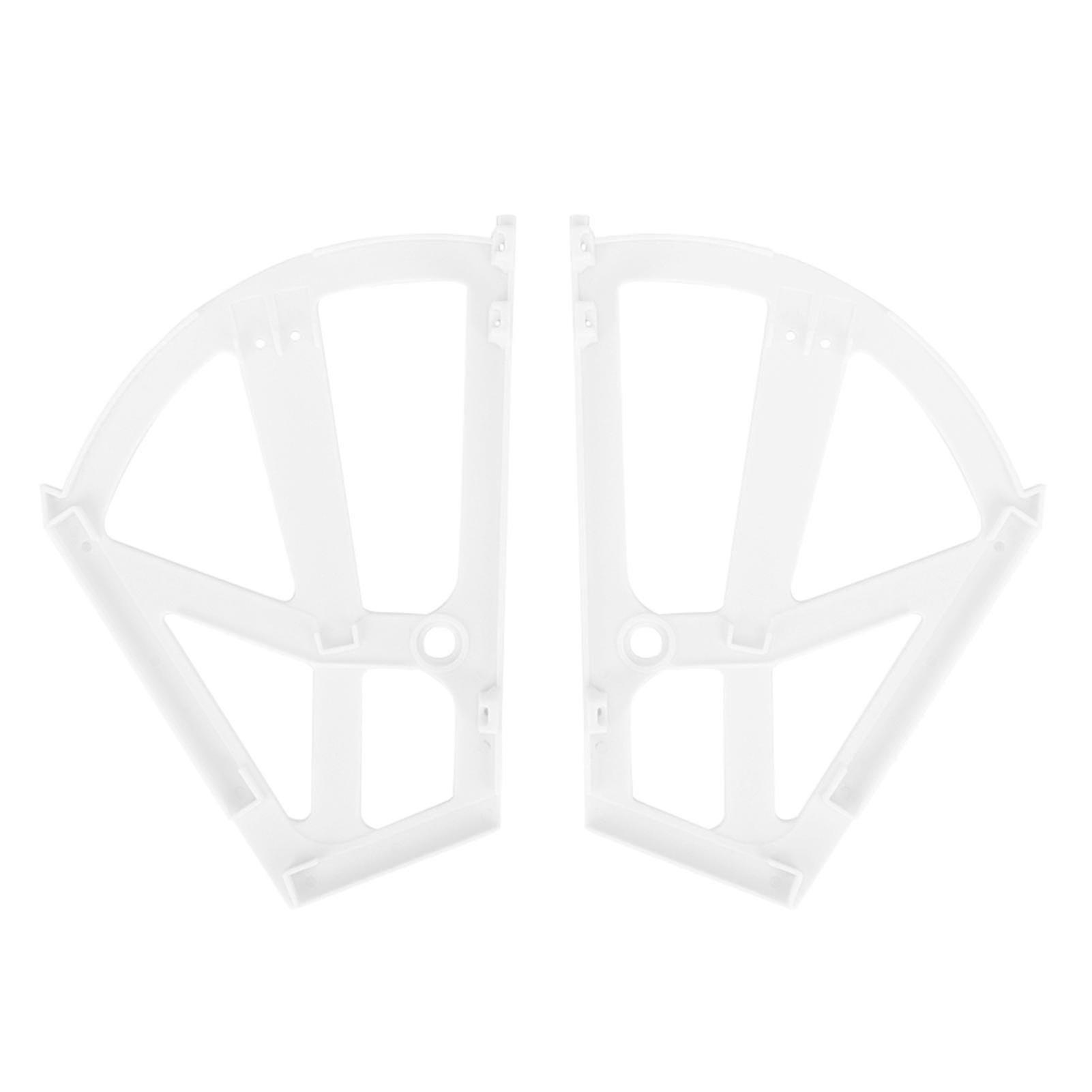 Home Plastic Two Layers Shoe Cabinet Shelf Rack Holder Hinges Accessory (White)