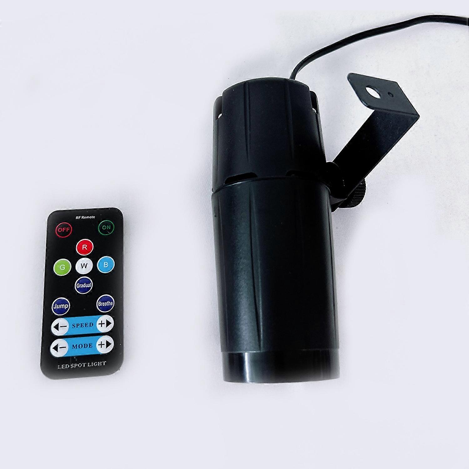 20W Stage Lamp with Remote Control LED Aperture Small Spotlight Running Mirror Ball Spotlight Mini C