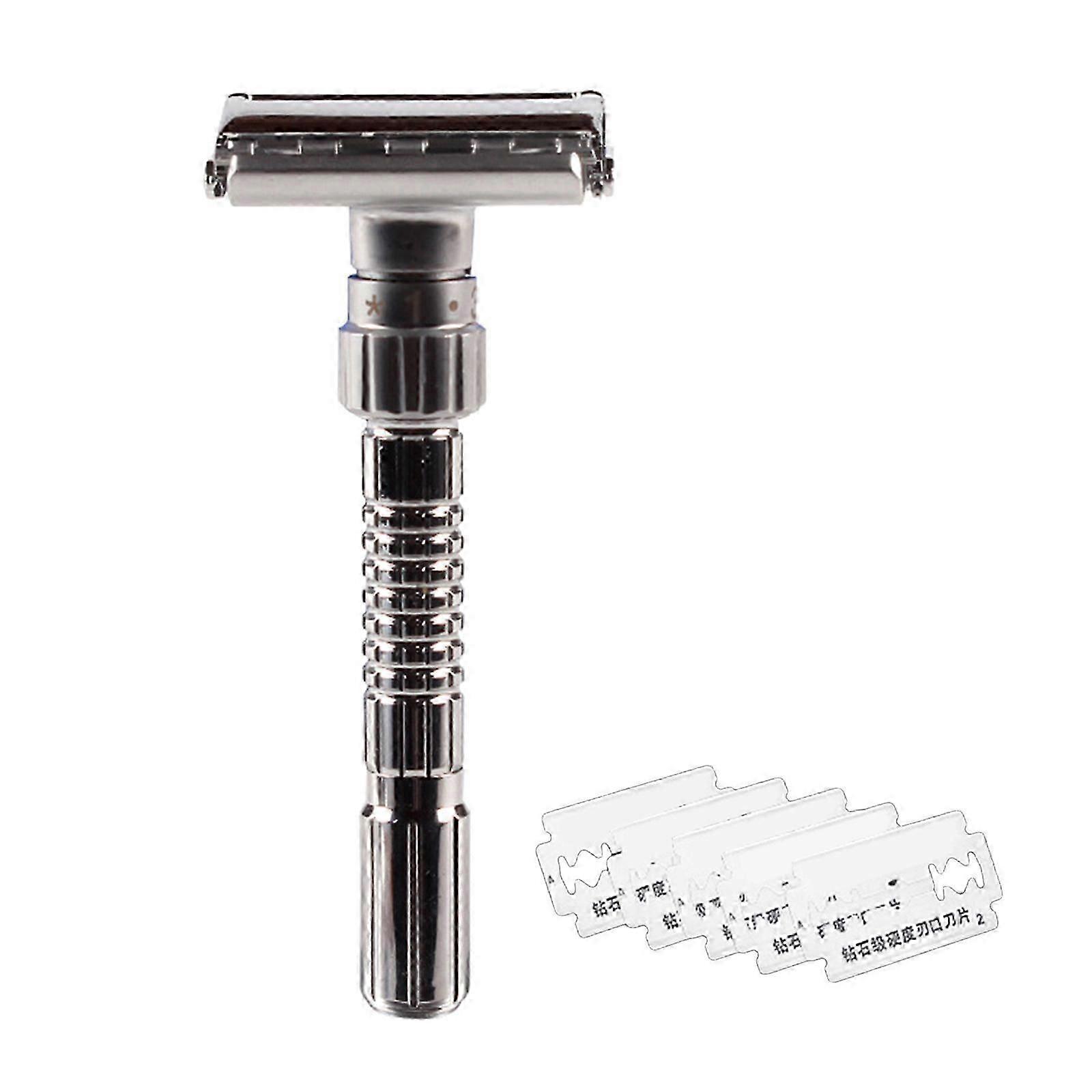 Safety for Razor Manual for Razor for Men Adjustable 1-9 Close Shaving for Razor