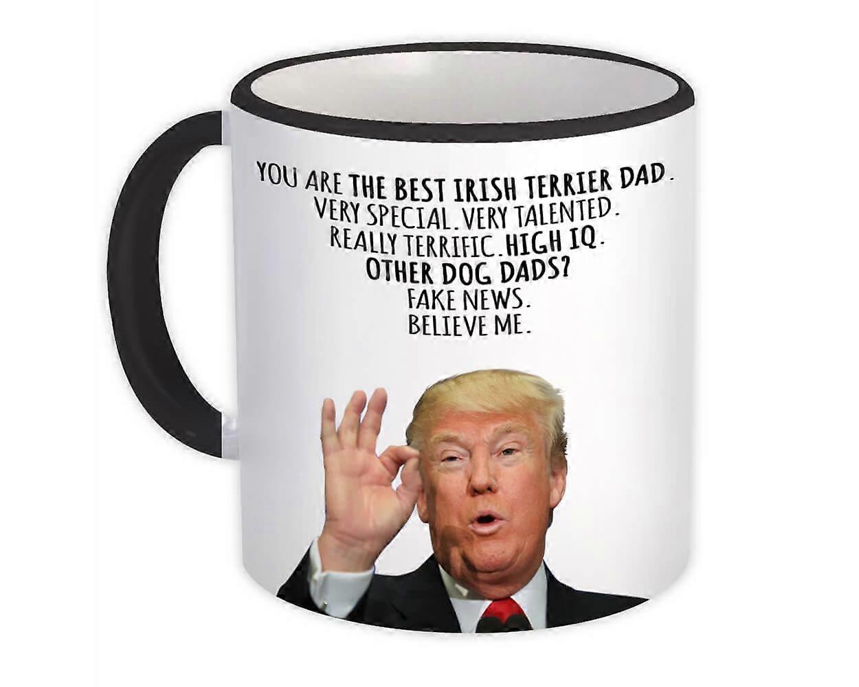 أيرلندي جحر عظيم هدية أبي مضحك ترامب : القدح
