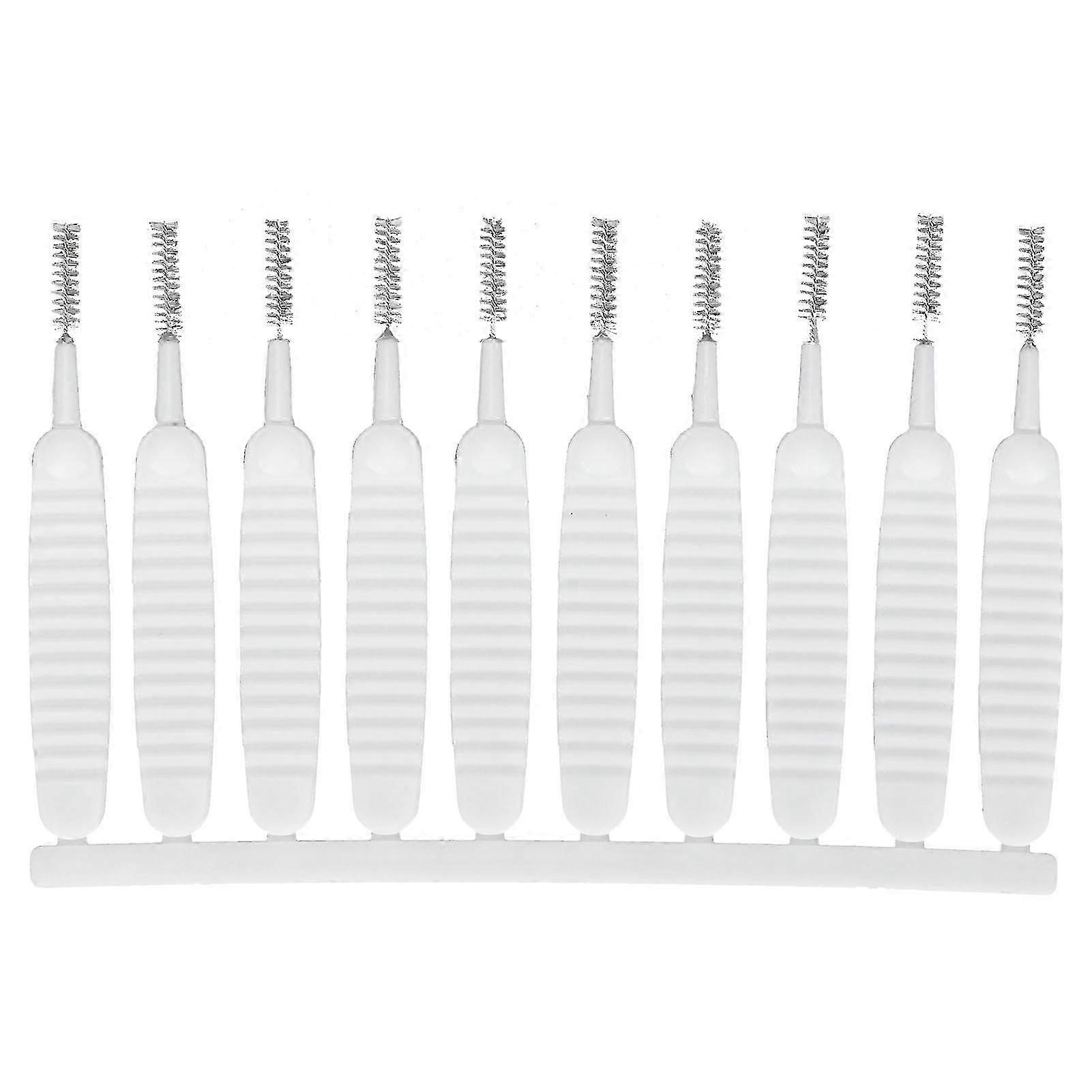 10-pack duschhålsrengöringsborste för duschmunstycke