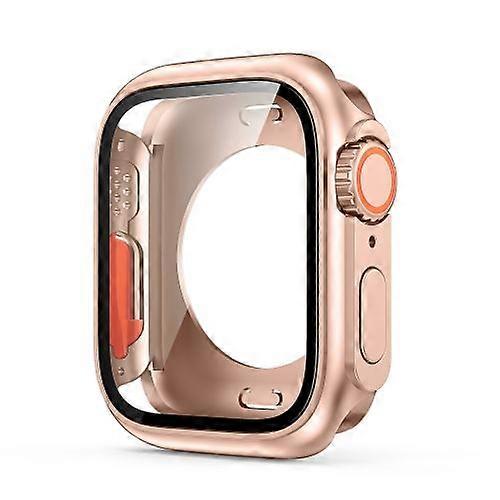 For Apple Watch Series 9 / 8 / 7 45mm Change to Ultra 49mm All-Inclusive Film Hybrid PC Watch Case