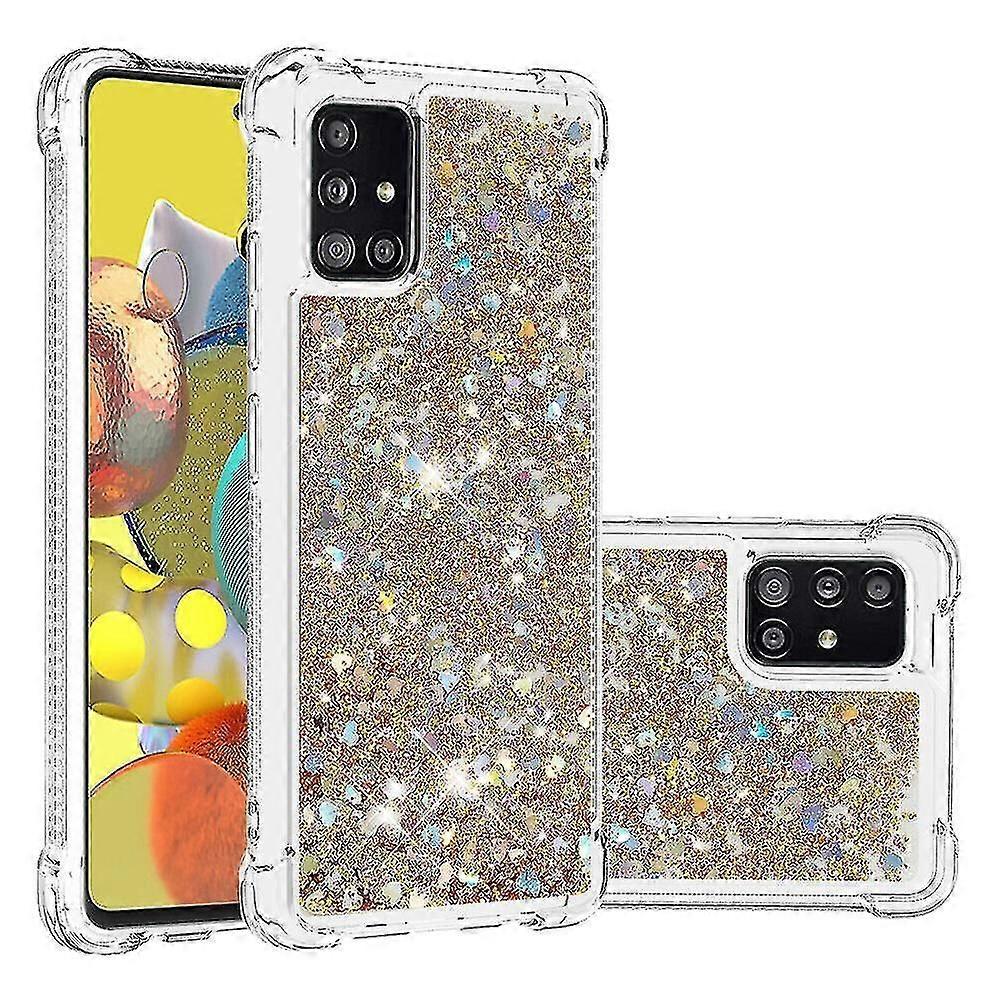 Samsung Galaxy A51 5g Case Glitter Liquid Transparent Sparkly