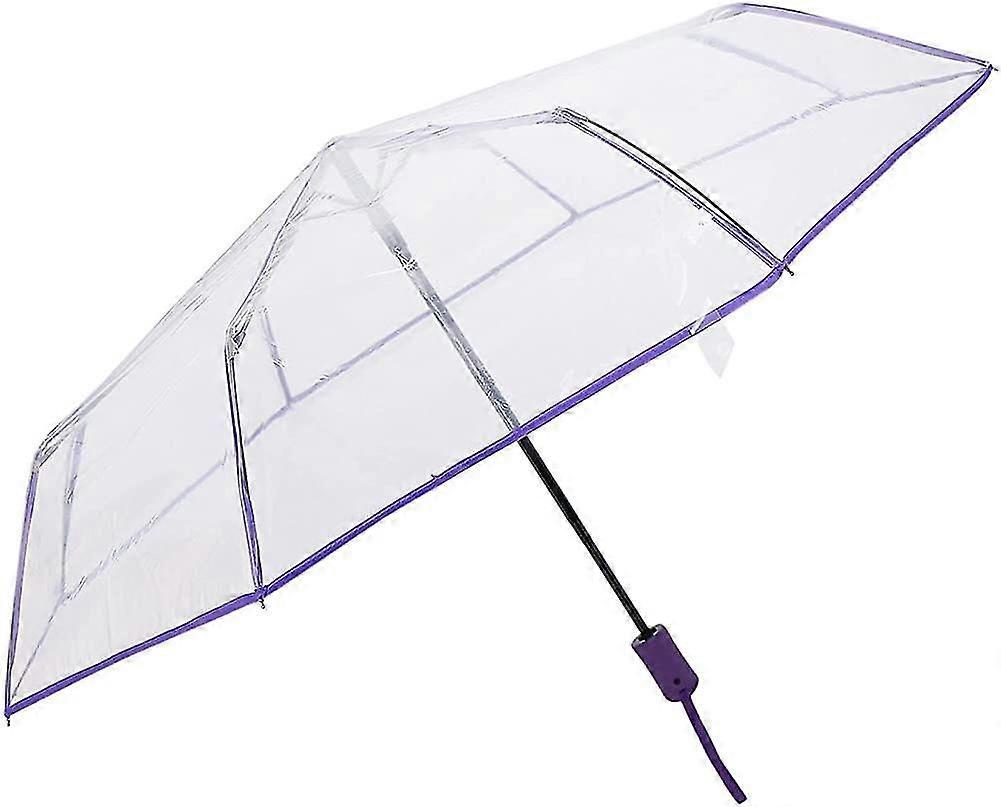 透明傘自動レイン女性男性太陽雨車傘コンパクト