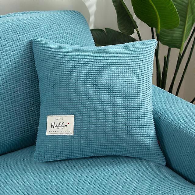 Thick Sofa Protector Jacquard Solid Printed Pillowcase Cover For Cushion 45x45cm