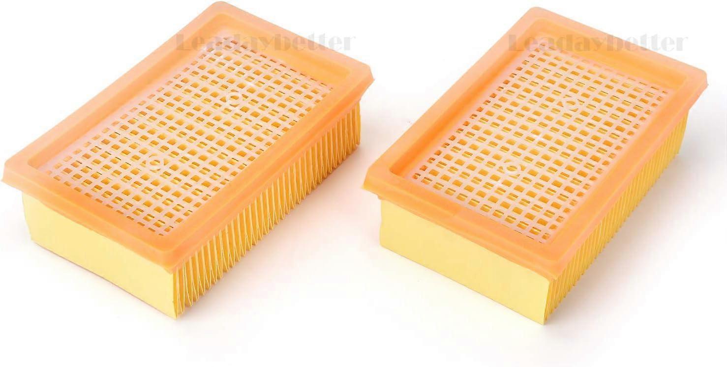 Flat-Pleated Filter Replacement, Premium Vacuum Accessory, Compatible With Kärcher Mv4 Mv5 Mv6 Wd4 Wd5 Wd6, Complete Vacuum Maintenance Solution