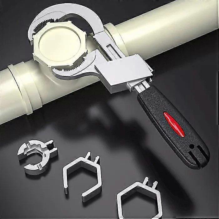 Universal Adjustable Double Wrench, Multifunctional Adjustable Bathroom Wrench