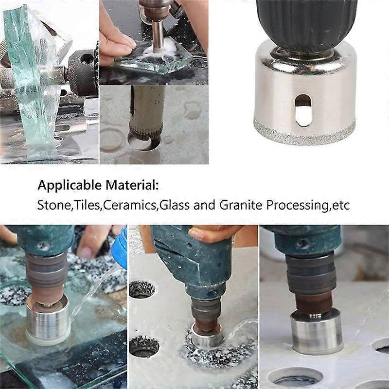 Diamond Drill Bits Set 10PC Diamond Hole Saw Set Glass Drill Bit