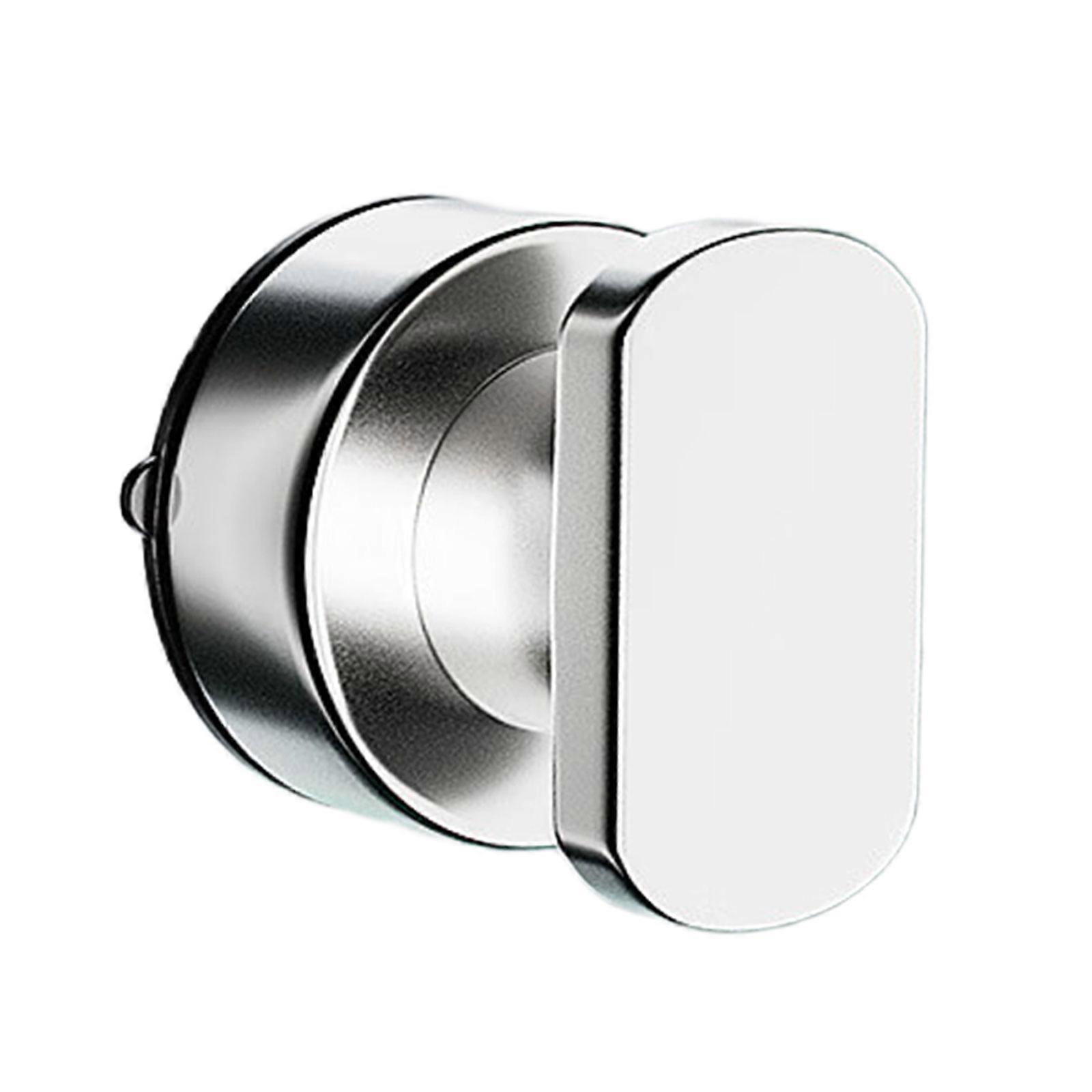 Multipurpose Suction Cup Door Handle Quick Setups Without Wall Damage Suitable for Various Surfaces Daily Casual Use  Silver