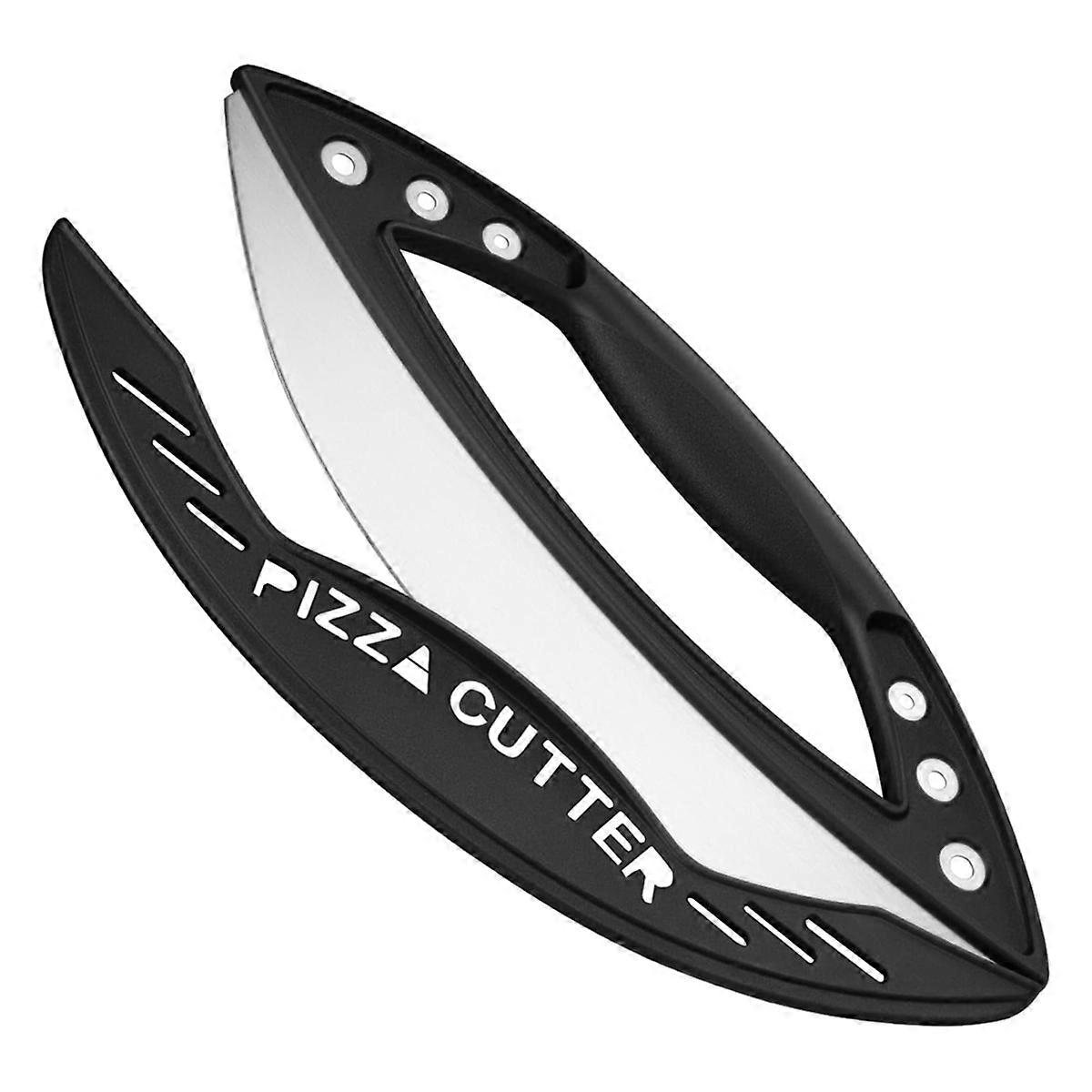 Pizza Cutter,12in Pizza Cutter Rocker with Blade Cover