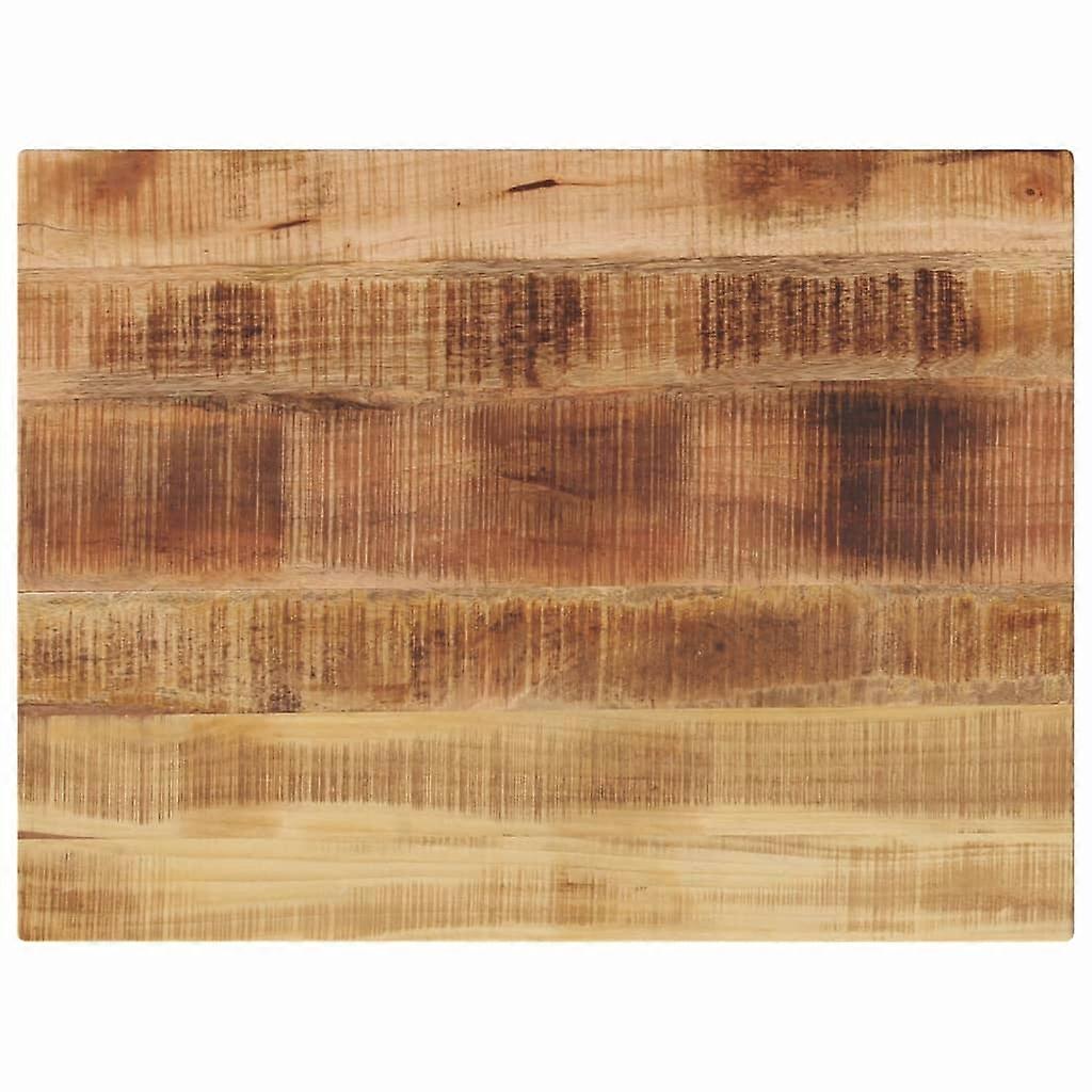 Table top 80x70x1.5 cm Rectangular Rough solid wood mango