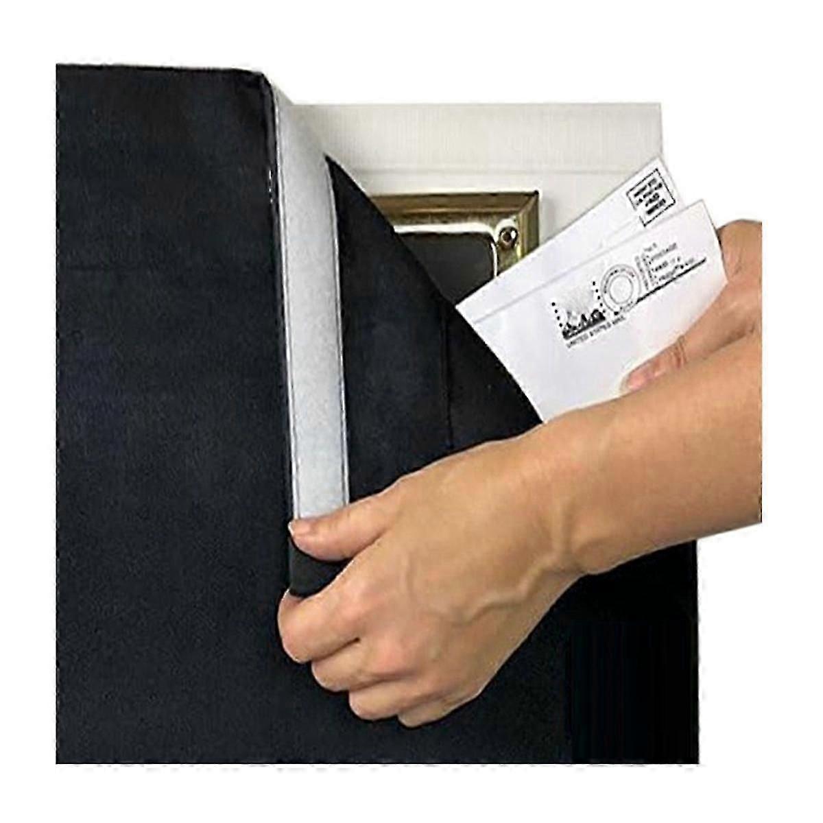 Mail Catcher for Mail Slots. No More Mail on the Floor Reduces Drafts, Protects Privacy, and More,B