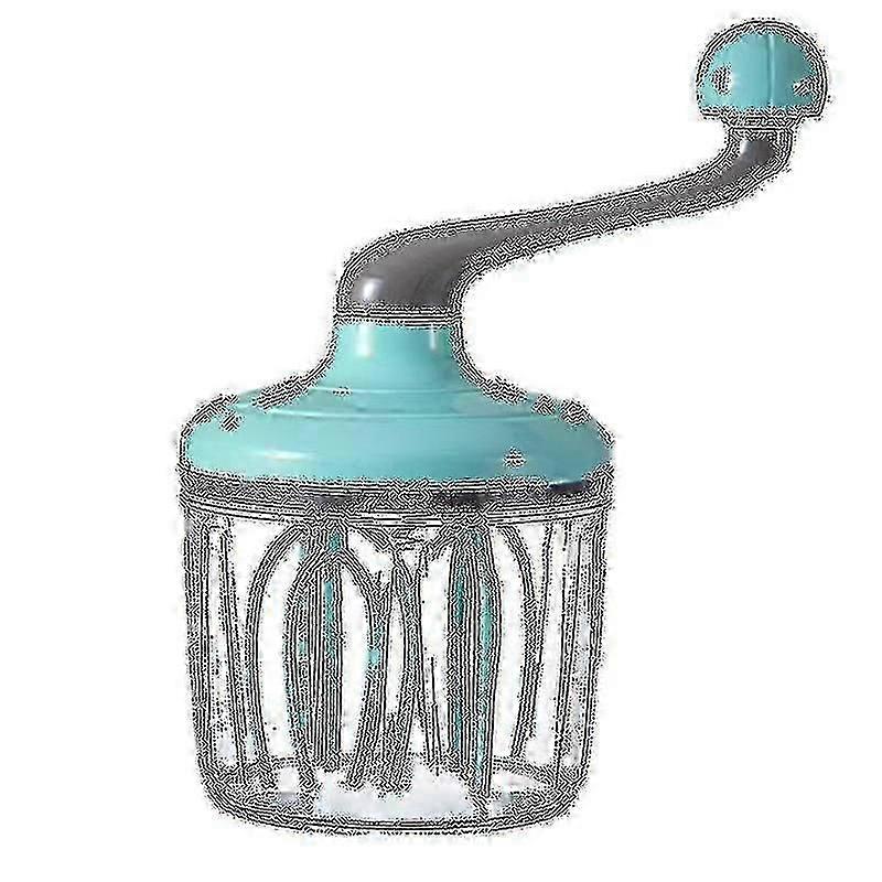 roterende håndvisp manuell visp eggvisp roterende håndholdt eggeskummer mikser for baking matlaging - jz