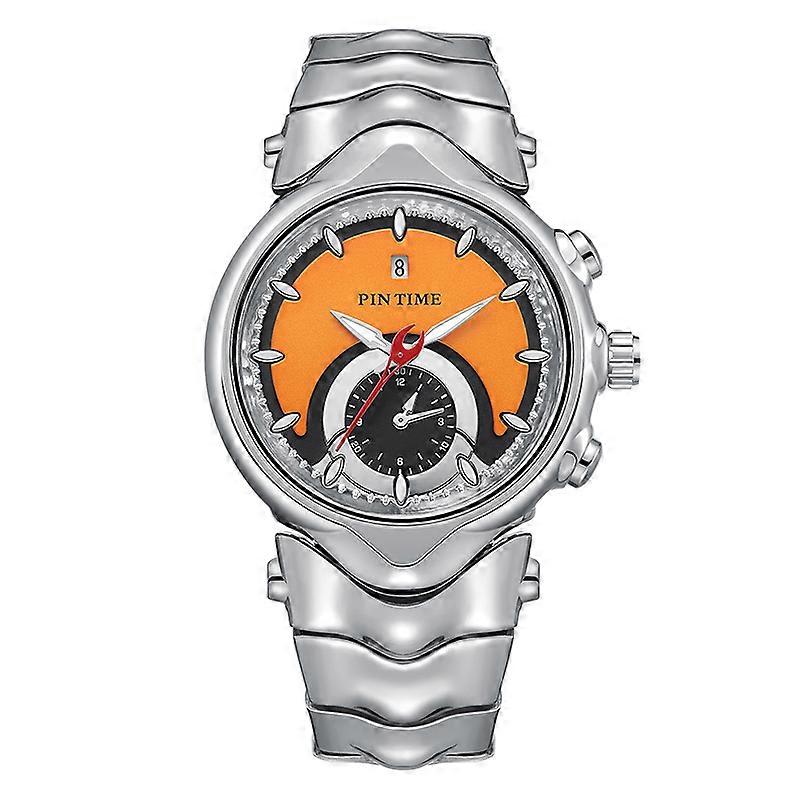 PINTIME Creative Retro Style Luxury Men's Watch Fashion High Quality Mechanical Design Quartz Watch 2024 New reloj hombre