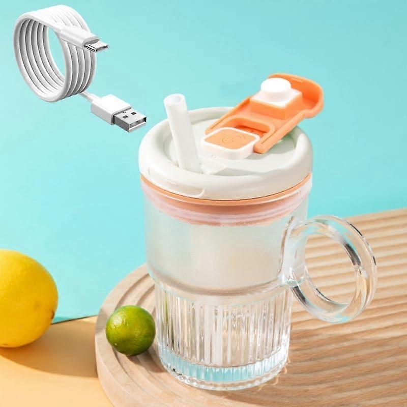 Electric High Speed Mixing Mug Cup for Shakes Protein with Automatic Stirring and Rechargeable Design