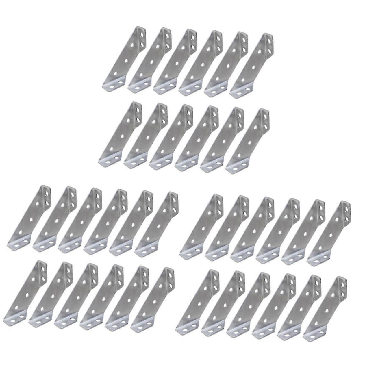 3 مجموعات أثاث خشبي DIY الفولاذ المقاوم للصدأ زاوية بين قوسين مجلس الوزراء دعامة الزاوية متعدد الاستخدامات الأثاث البناء 20pcs3