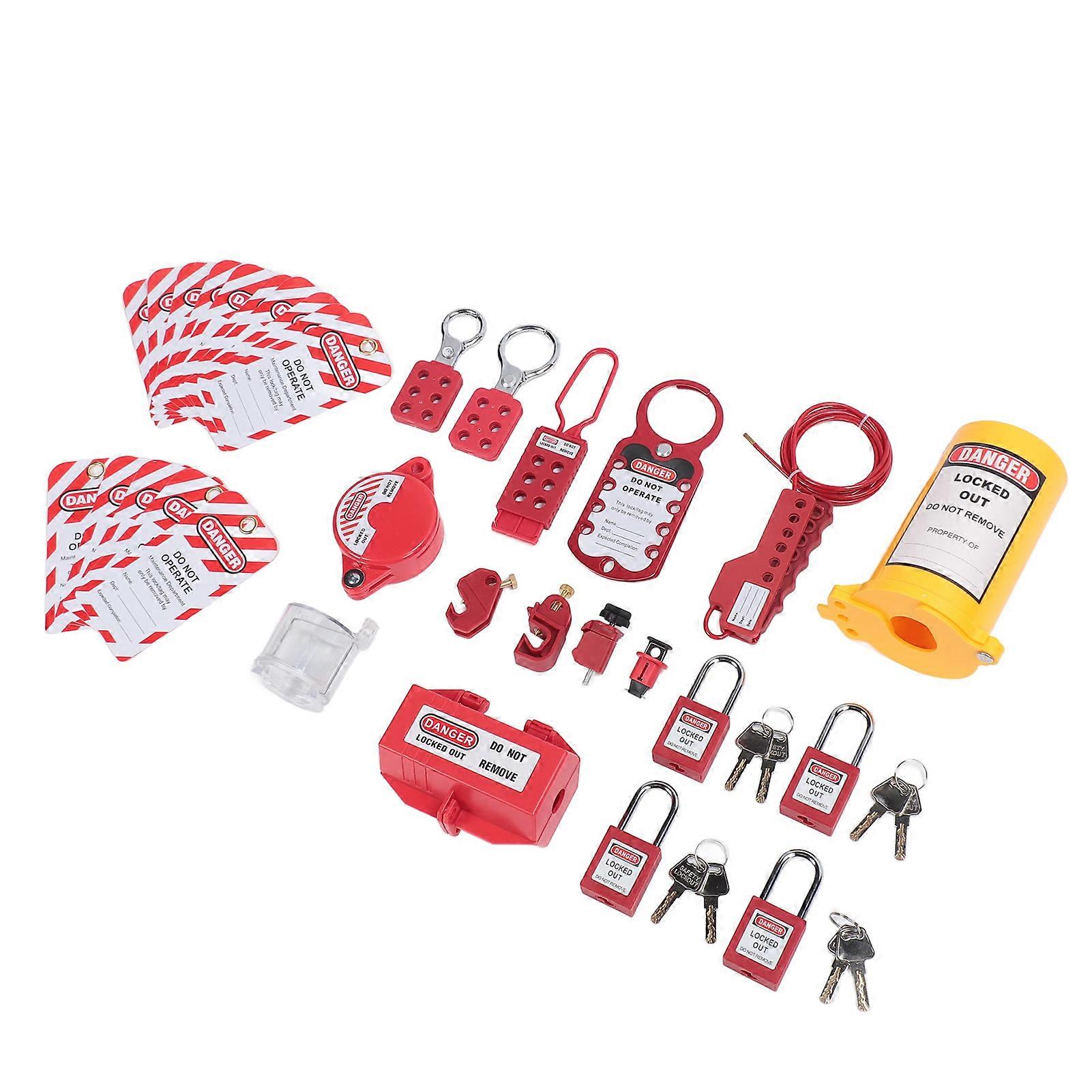 Risegun Lockout Tagout Kits Electrical, Lockout Tagout Station Safety ...
