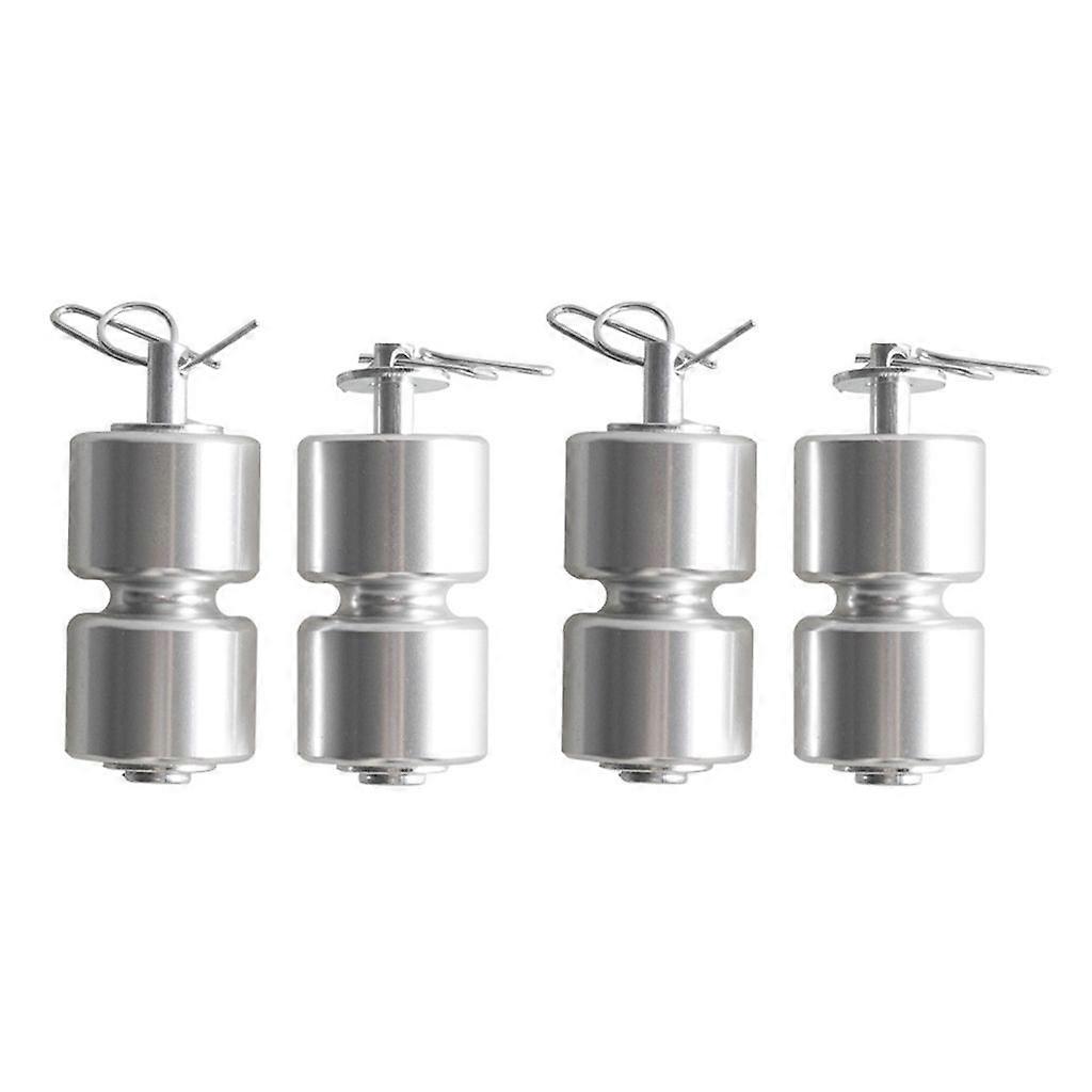 2/4pcs Aluminum Rollers Pins Washers Rings Replacement Trailer Tailgate Lift