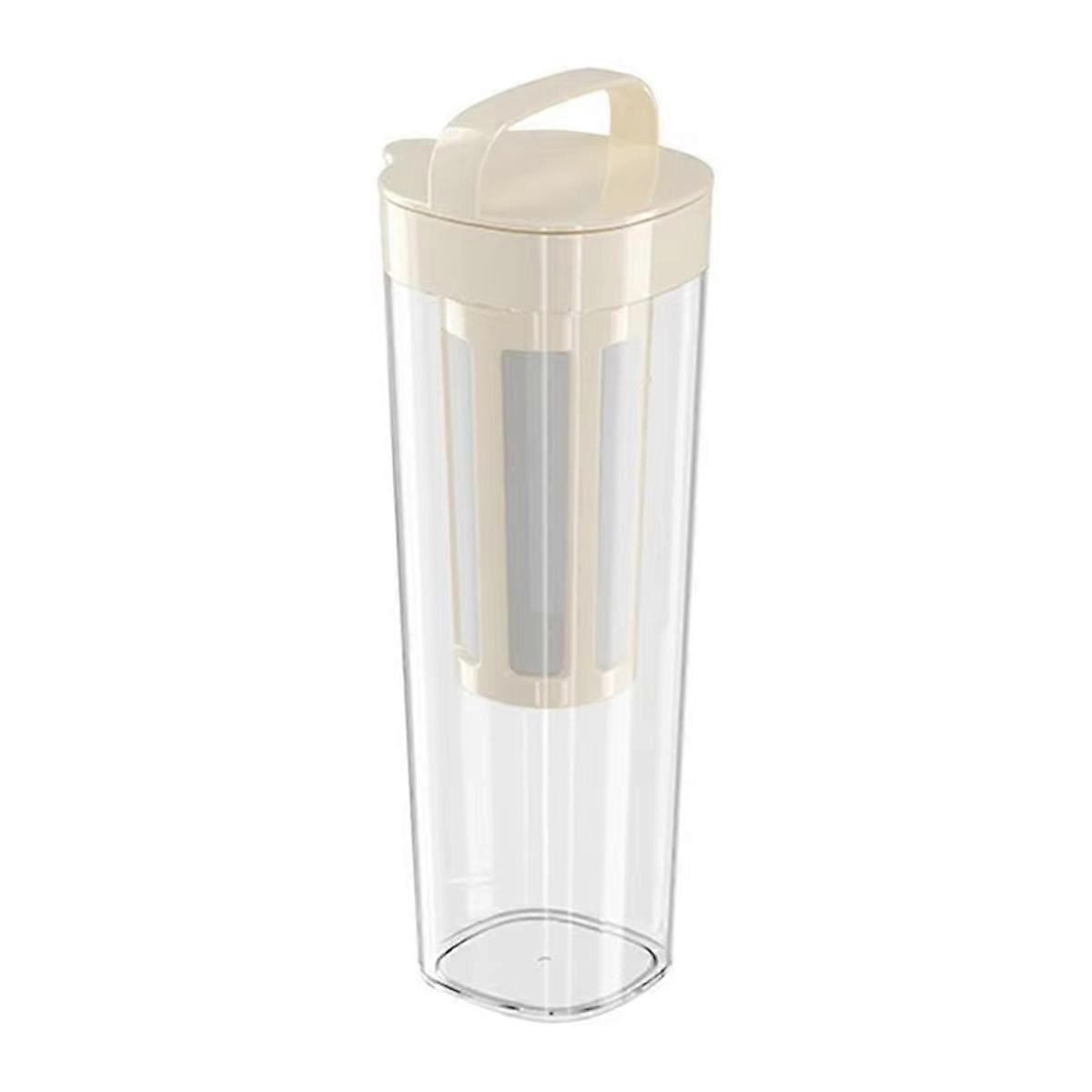1100ml Cold Brew Coffee Glass Kettles for Ice Drip Coffee, Fruit Tea & Cold Beverages, Sealed Refri