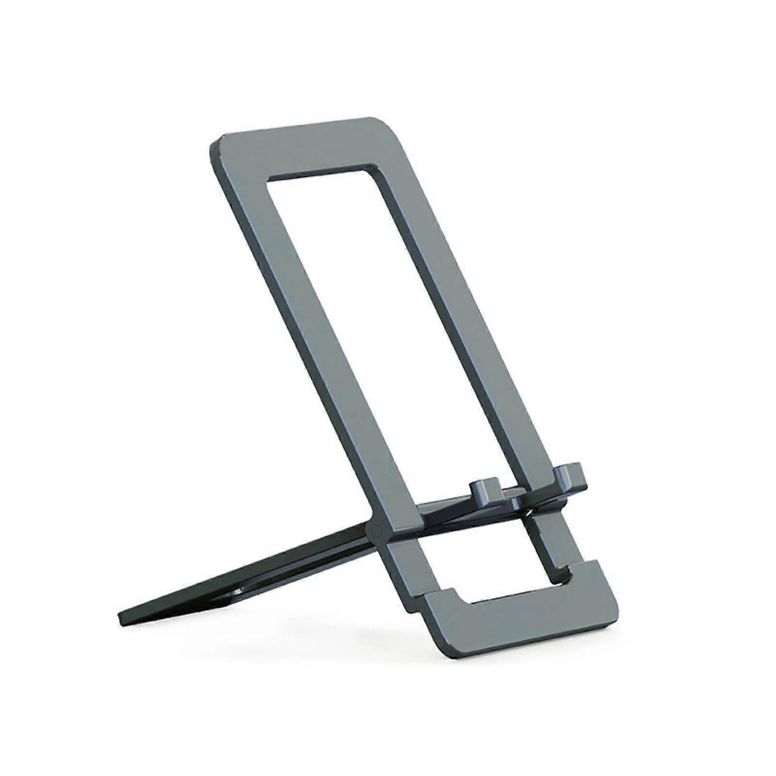 Foldable Metal Phone Holder easy carry Designs Adjustable Aluminum Stand for Easy Pocket Storage & Hands Frees Viewing Dark Blue