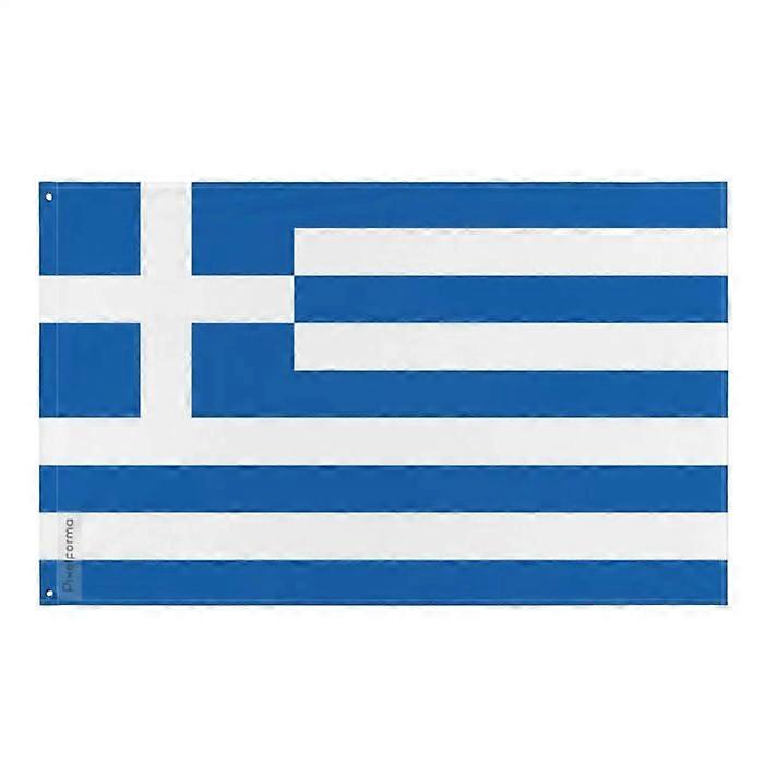 Flag of Greece – 90 x 150 cm – Polyester – Metal eyelets – Durable