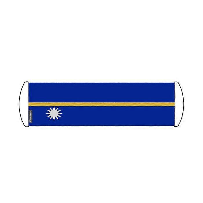 Flag - Nauru - 24 x 70 cm - Polyester - Waterproof - Double-sided