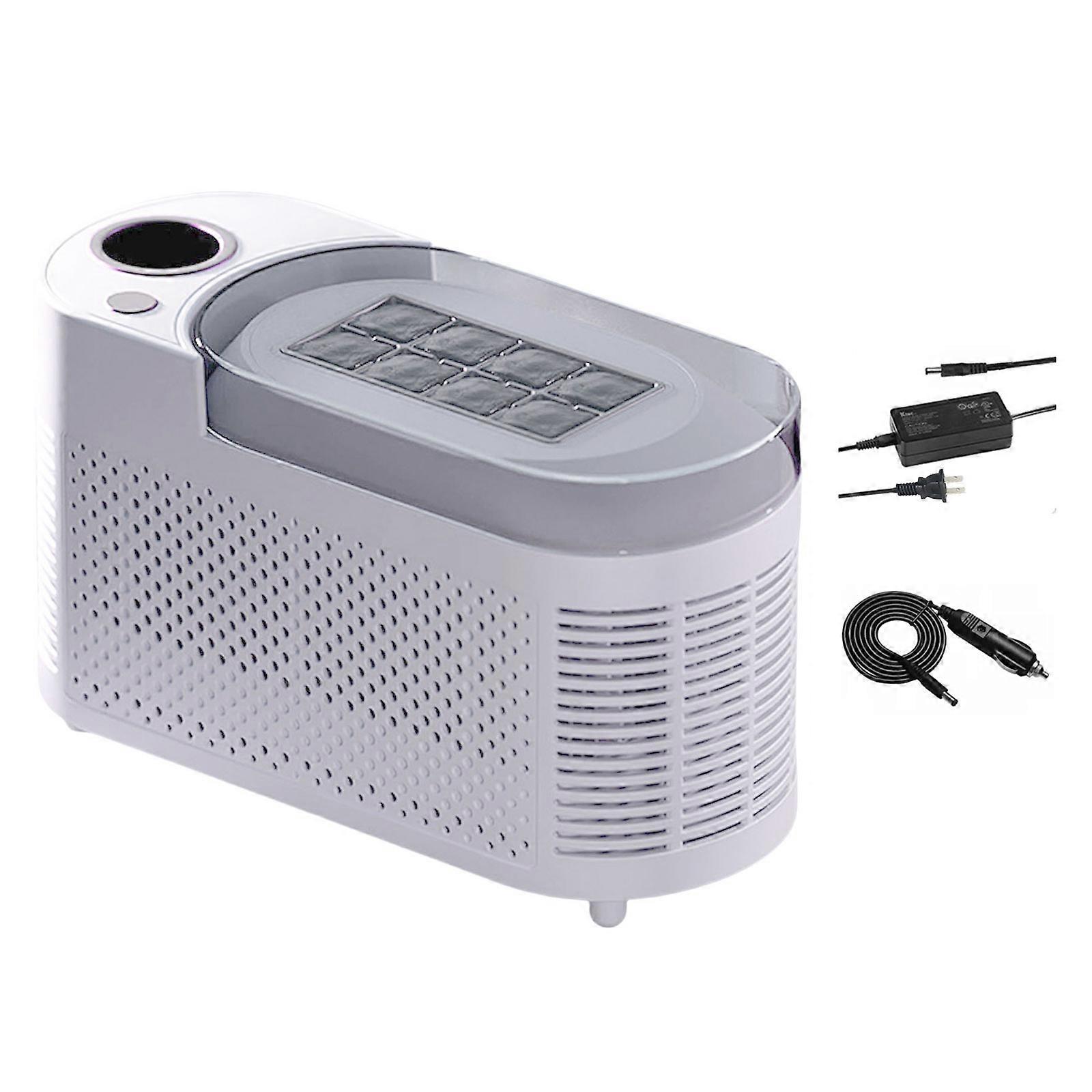 12V Small Ice Maker Ice Machine Quick Ice Cubes Making Machine Plastic Portable Ice Maker Suitable for Cold Drinks  Purple