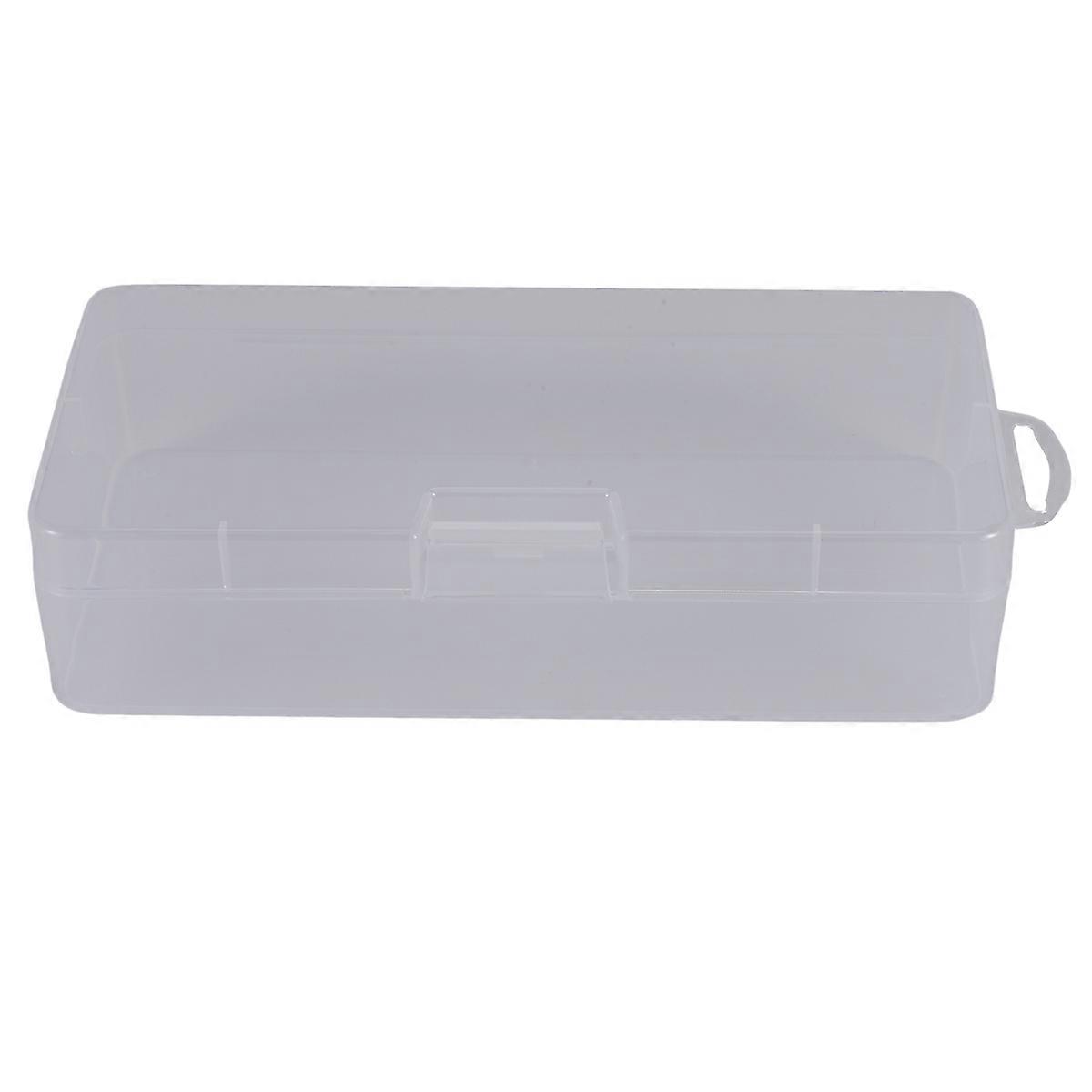 Clear Plastic Jewelry Rectangle Case Box Holder Container 18cm x 8.5cm x 4.5cm