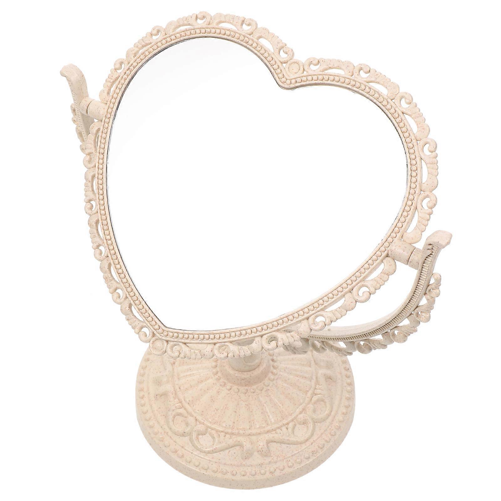 Functional Tabletop Mirror with Magnification and Classic Aesthetic