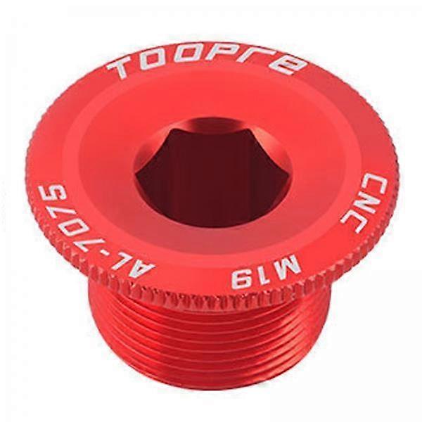 4x Threads Ball Bearing Central Screw Sprocket Red
