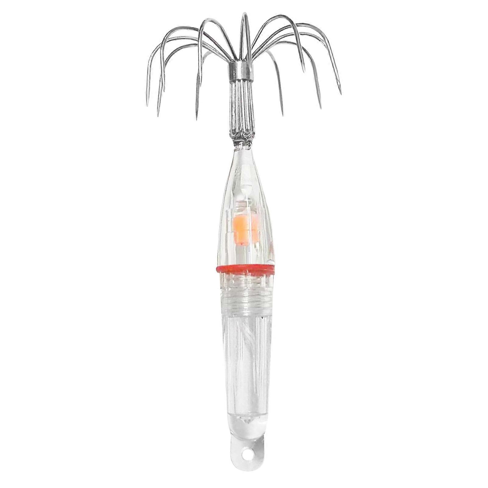 Luminous Squid Jig Hooks Light Multifunctional Use Waterproof LED Deep Sea