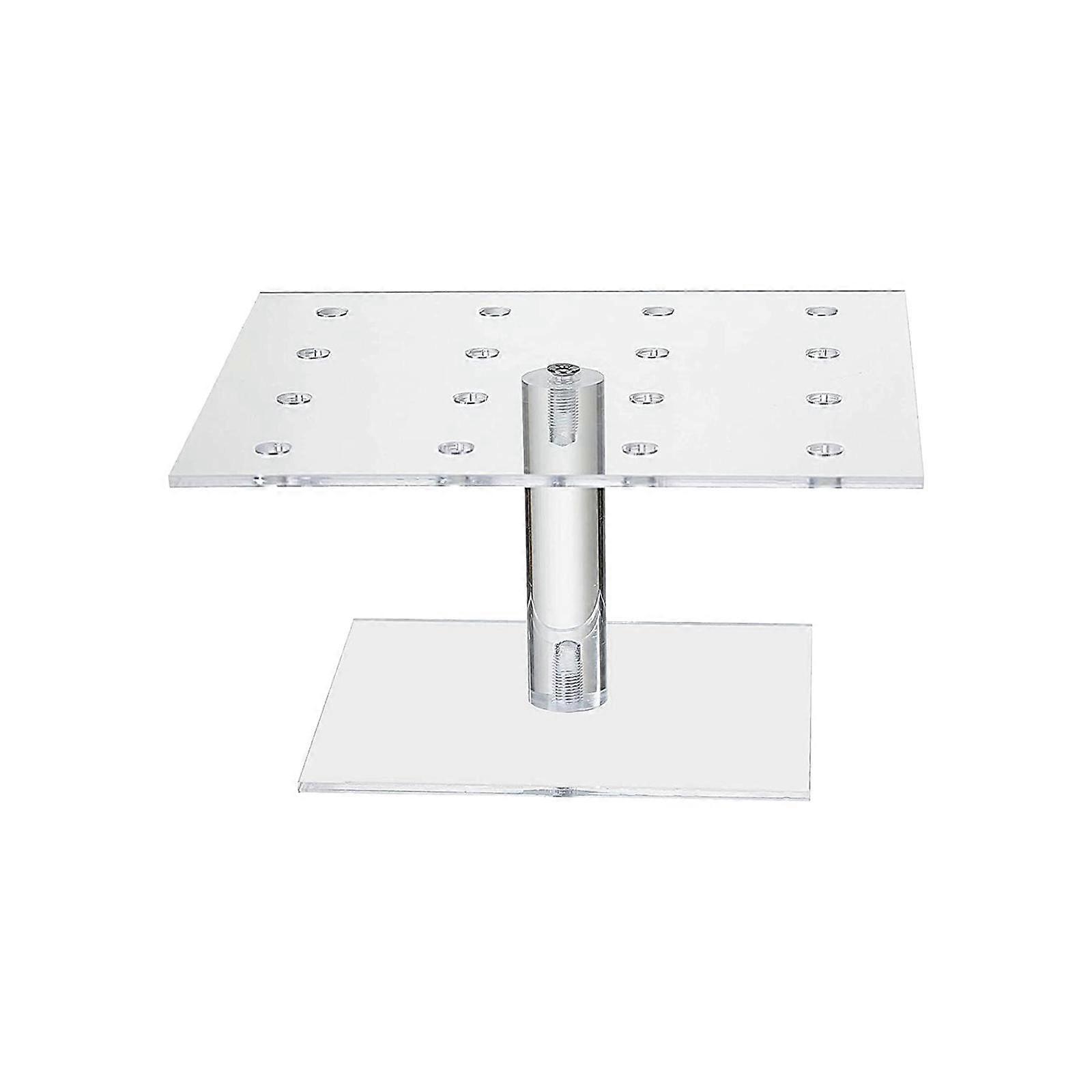 プッシュデザートケーキスタンドベビーシャワーバースデー用16ホールケーキディスプレイスタンド