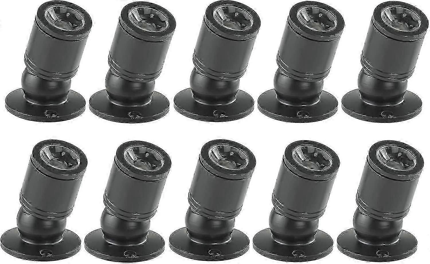 Mini Led Downlight 1w Recessed Ceiling Spot Light With Driver 100-265v Ac 10pcs [energy Class A+] (black, Warm Light) -ASDF