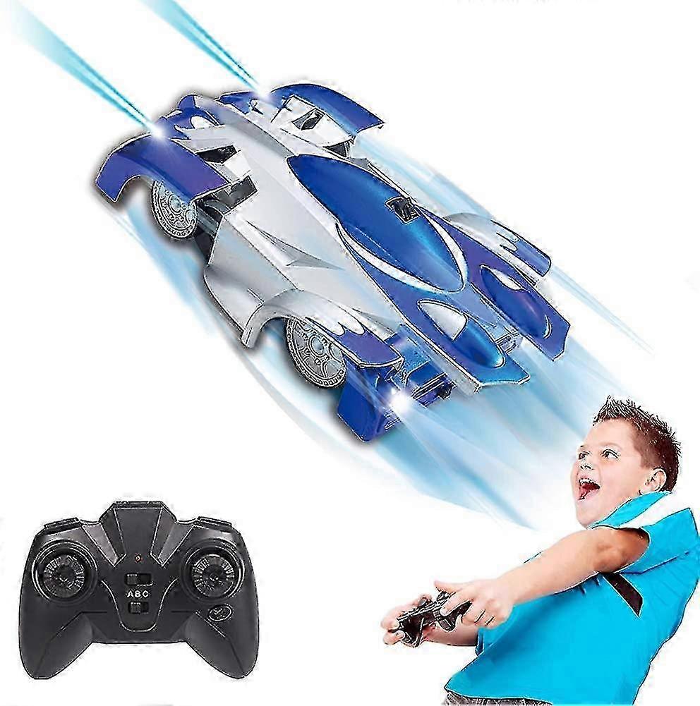 Remote Control Wall Climbing Racing Car with Dual Mode 360 Rotating Stunt Gravity