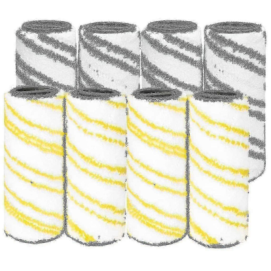 8 Piece Set Of Rollers For Fc7 Fc5 Fc3 Fc3d Electric Floor Cleaner 2.055-007.0 / 2.055-006.0