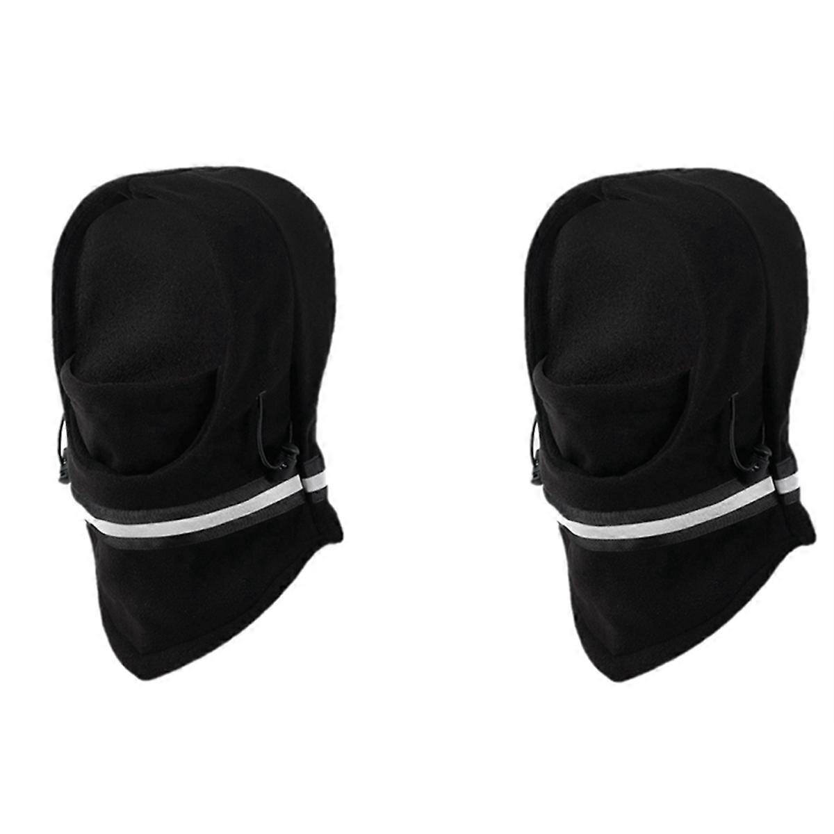 Hi Visibility Reflective Winter Thermal Mask,Black