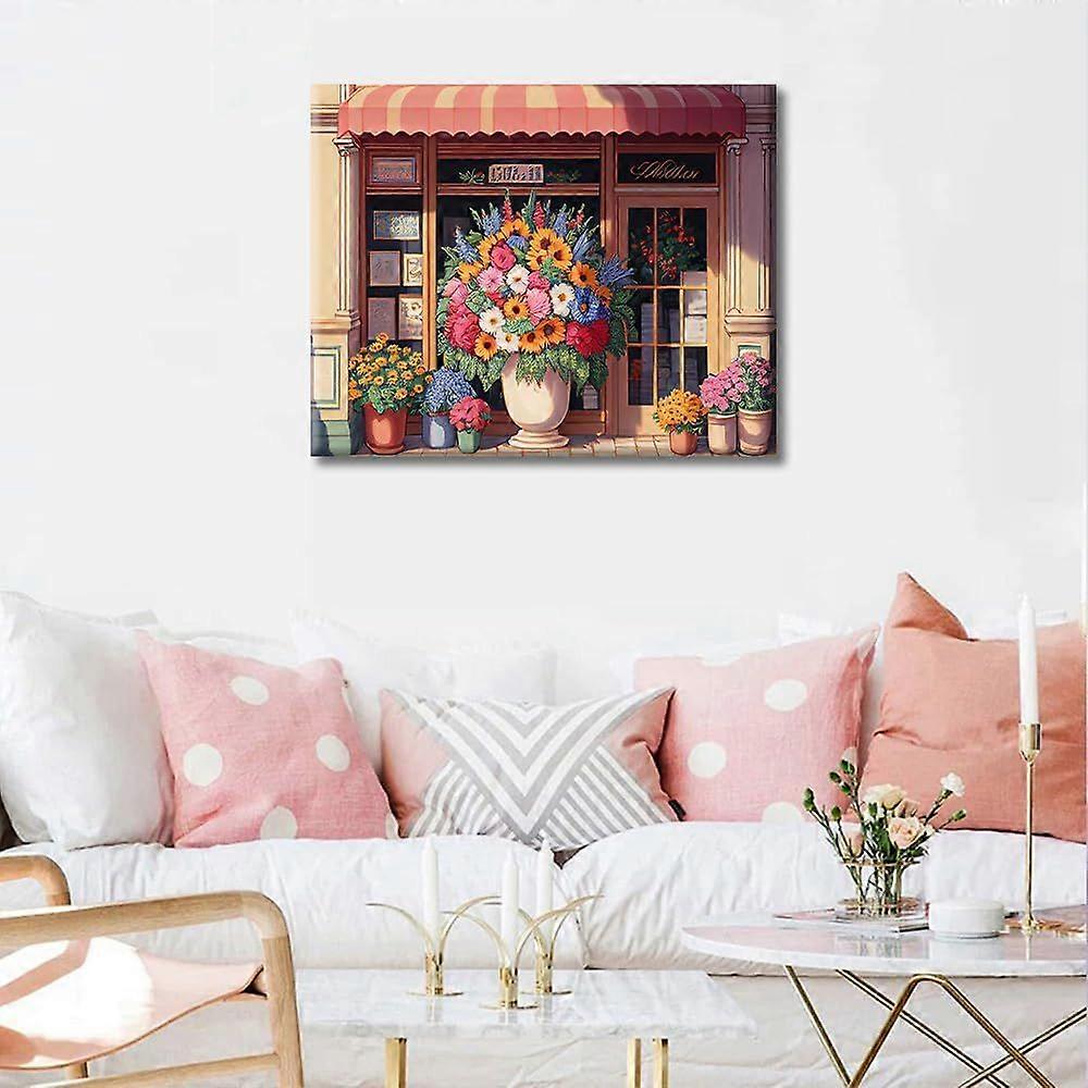 Blommor Trä pusselspel 1000 bitar