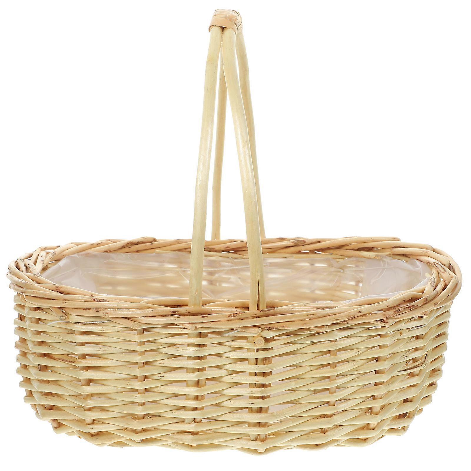 Portable Wicker Baskets, Beautiful Floral Displays, Enhance Your Living Space