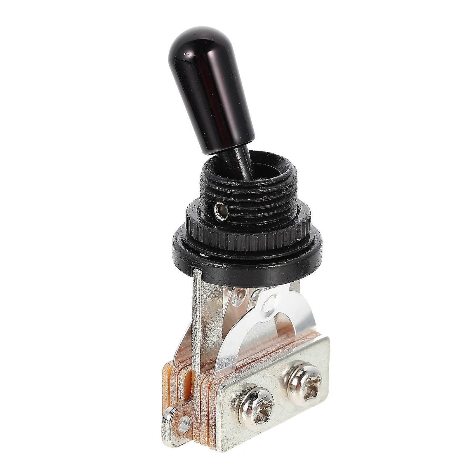 Compact Metal Guitar Pickup Toggle Switch for Electric Guitars – Sturdy Design, Easy Installation, Portable Use for Practice & Performance