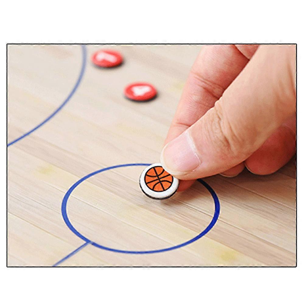 Basketball Clipboard, Durable PU Leather Cover with Write-and-Wipe Functionality