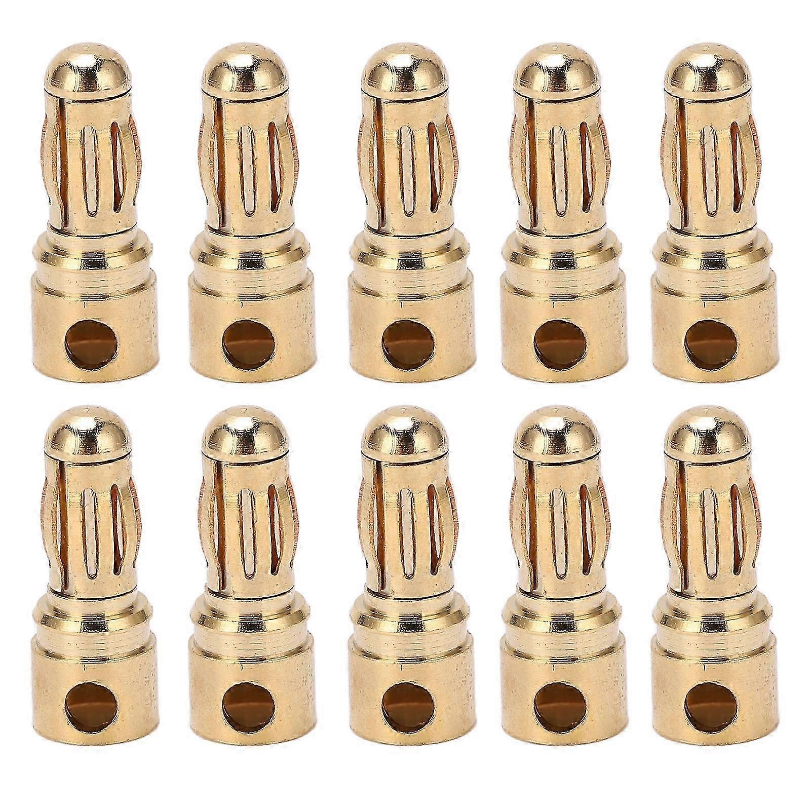 10Pcs High Accuracy CNC Banana Plug Connectors for DIY, Good Transmission Performance