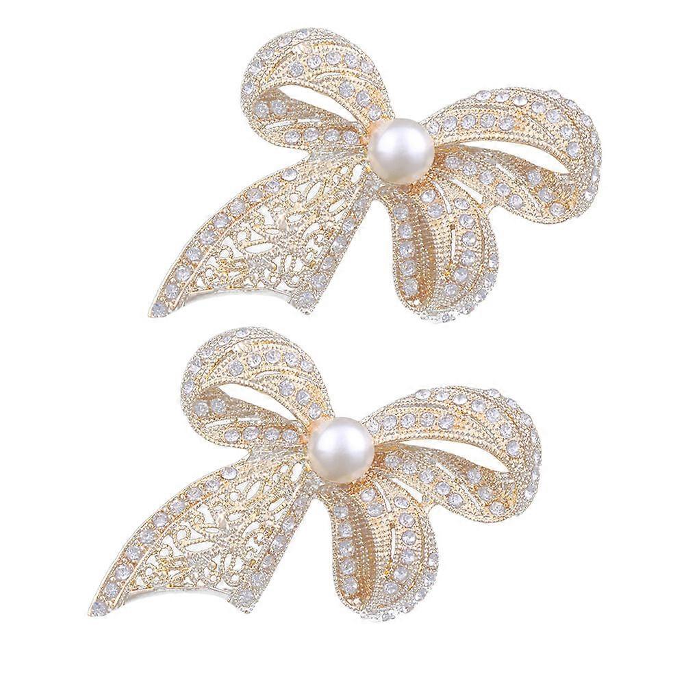 Fényes csojcsomó szalvéta csat ötvözet anyag születésnapi partikhoz 2db