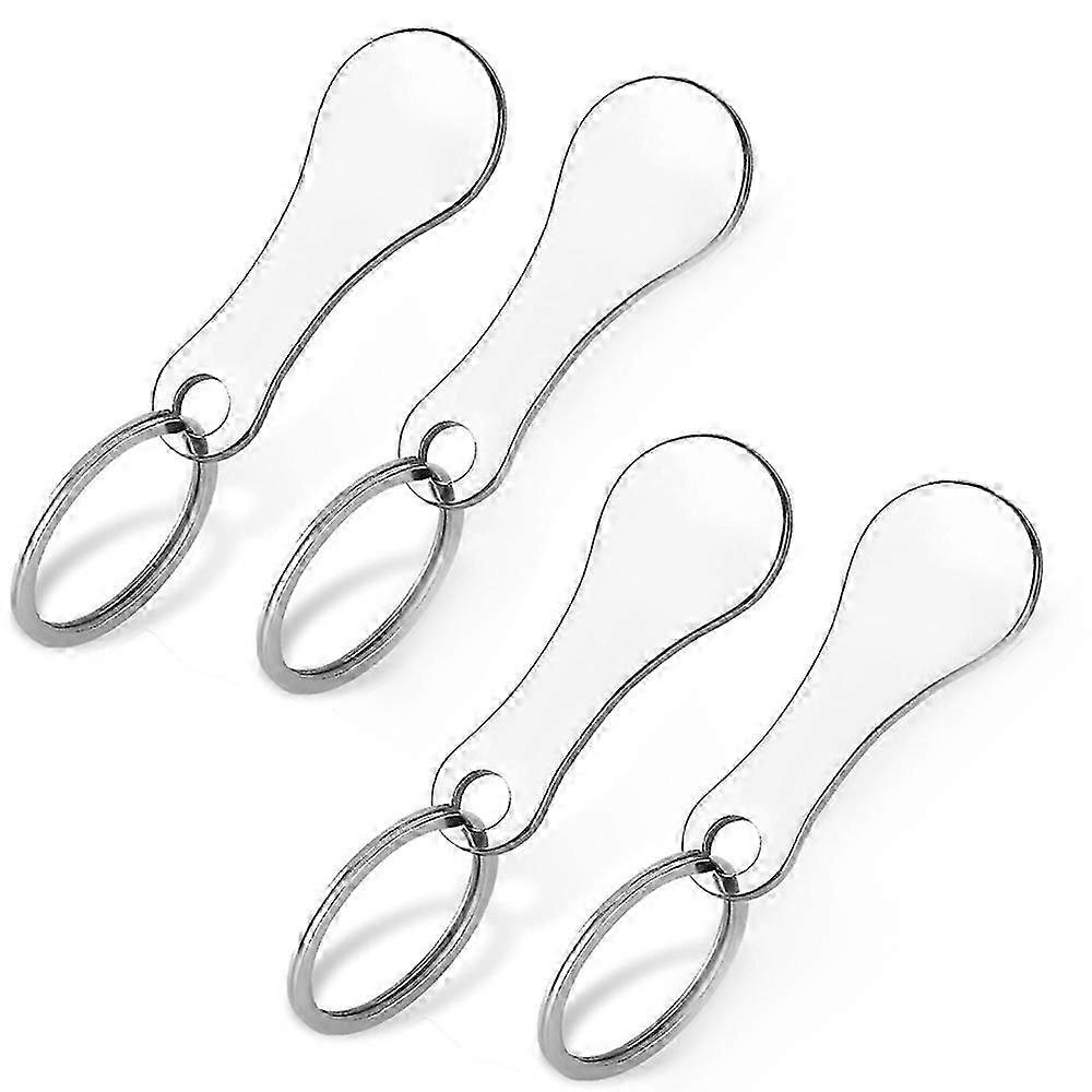 Creative Electroplated Shopping Cart Token, Multi-Function Key Pendant For Versatile Use, Lightweight And Portable Design, Robust Stainless Steel