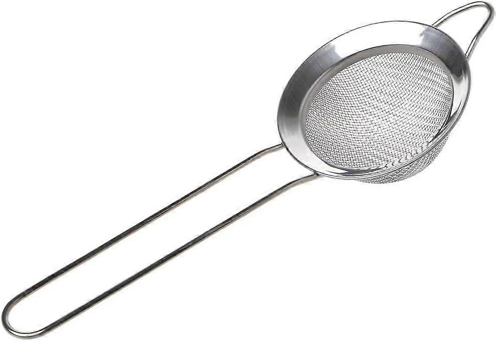 Silver Mini Strainer Set - Stainless Steel Tea Strainer and Kitchen Utensils for Professional Use