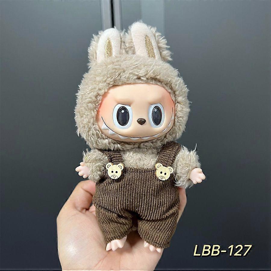 3 ensembles de vêtements de poupée Labubu 22cm changer de vêtements de poupée mignons (vêtements seulement)