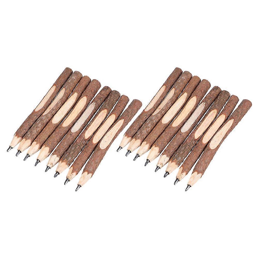 Classroom Essentials Wooden Pencils Events Parties Office Desks Cylindrical Branch Design 12Pcs