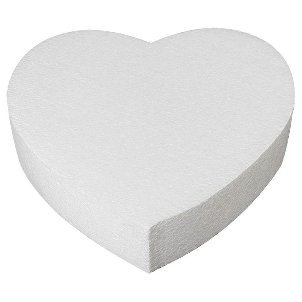 Valentine's Day Cake Model Heart Shaped Foams Cake Dummies Practice Decorating Skills 1Set